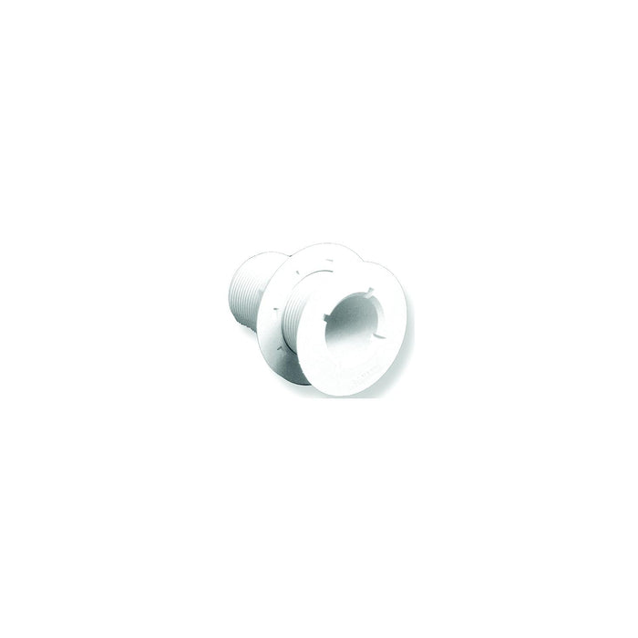 Forespar 906002 CF250 Marelon Full Threaded Flush Head Thru Hull w/Nut, White