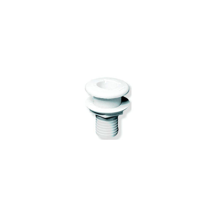 Forespar 906070 CF253 Marelon Hose Tailpipe Mushroom Head Thru Hull w/Nut, White