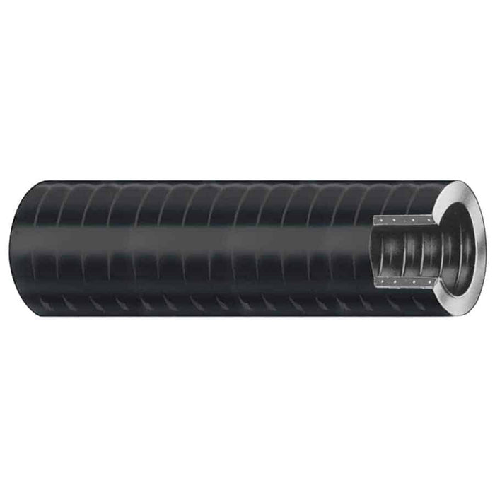 Trident Marine 149-1146 1-1/4" x 50' Box VAC XHD Bilge & Live Well Hose Black, Soft Plasticizer Wall