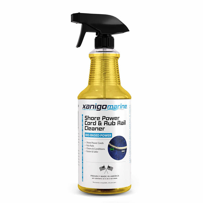 Xanigo Marine Shore Power Cord &amp; Rub Rail Cleaner - 32oz