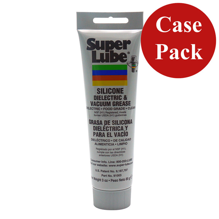 Super Lube Silicone Dielectric &amp; Vacuum Grease - 3oz Tube *Case of 12