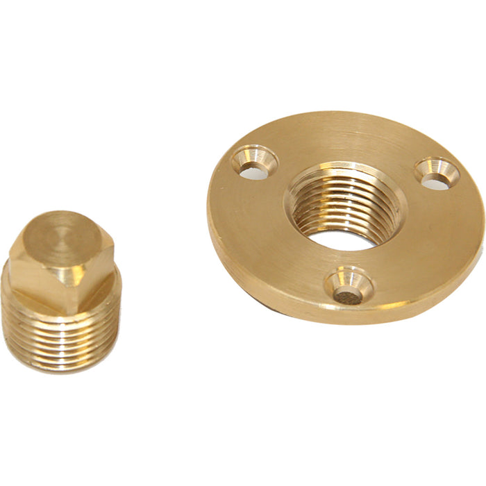 Sea-Dog Garboard Drain &amp; Plug - Machined Bronze