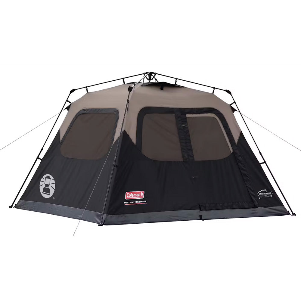 Coleman 6-Person Instant Cabin - Black — Freeport Marine Supply