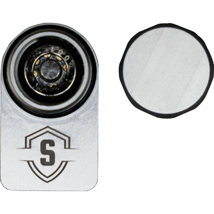 Secure Outdoors Elite Lock - Single - Minn Kota QRB - Silver