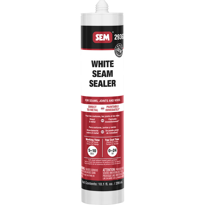 SEM 1K Seam Sealer - 10.1oz Tube - White