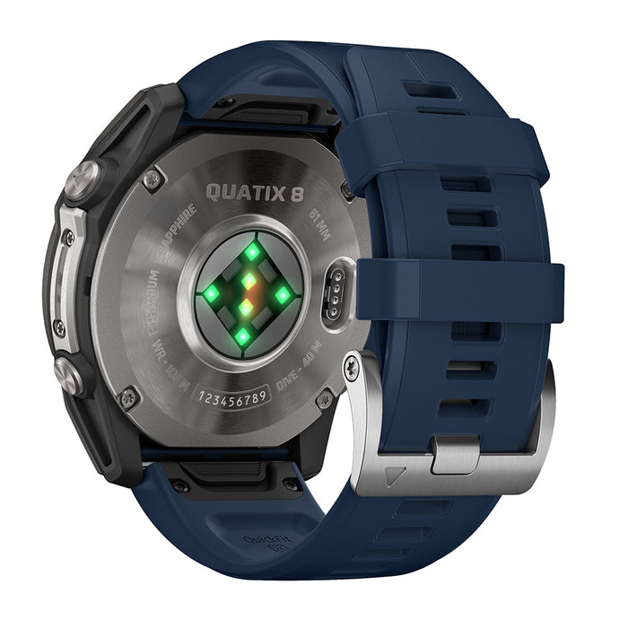 Garmin 010-02905-90 quatix 8 51mm AMOLED Marine GPS Smartwatch