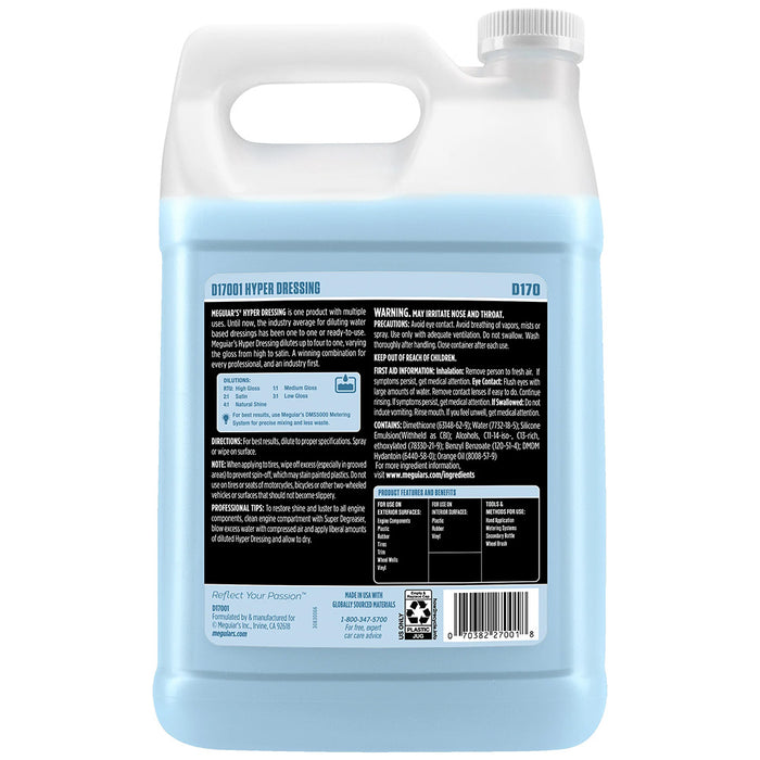 Meguiars D17001 Meguiar's Hyper Dressing 1 Gallon