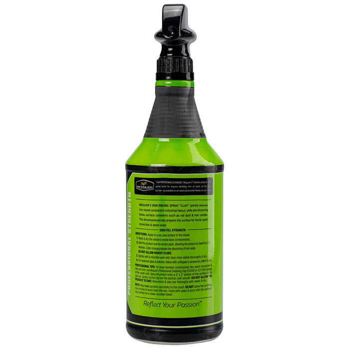 Meguiars DRTU200232 Meguiar's Iron Removing Spray "Clay" 32oz