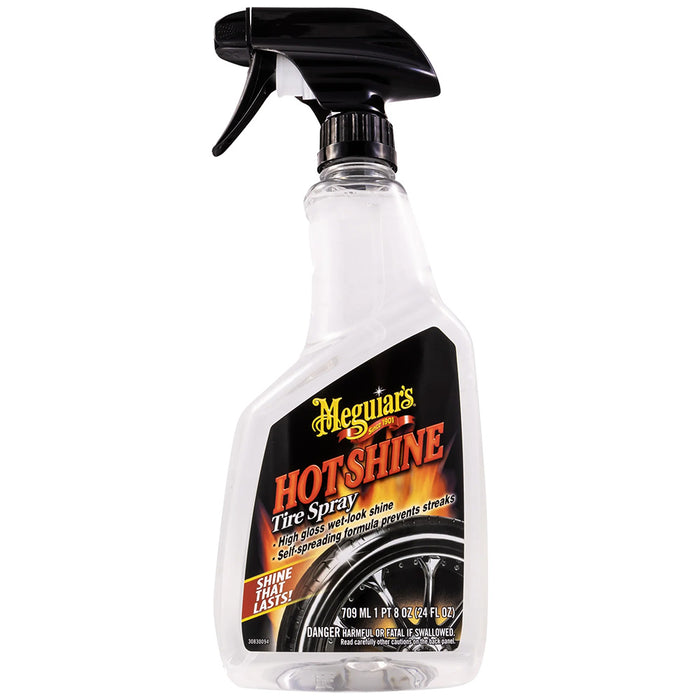 Meguiars G12024 Mequiar's Hot Shine High Gloss Tire Coating, 24 oz.