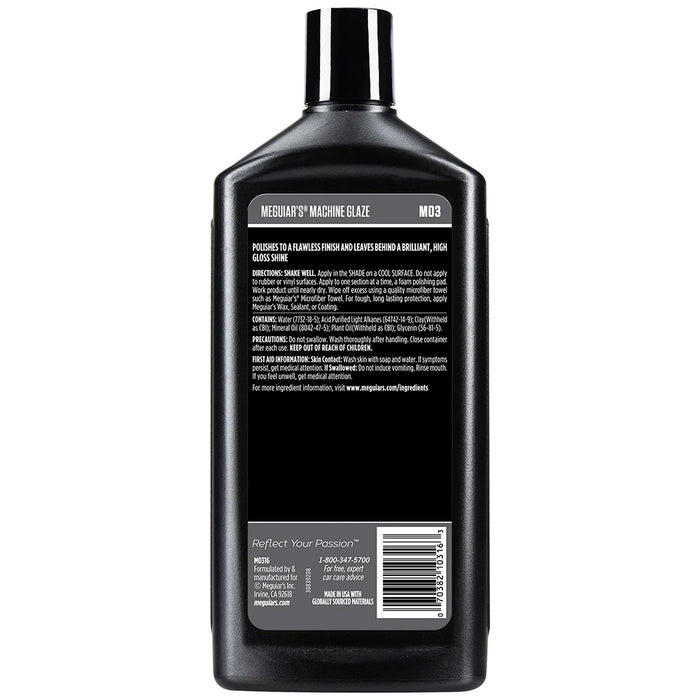Meguiars M0316 Meguiar's Professional Machine Glaze 16oz