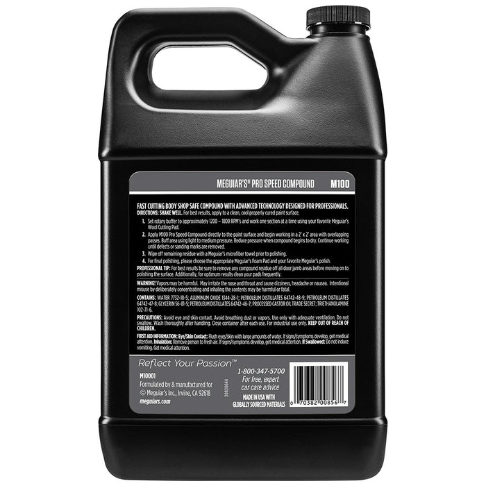 Meguiars M10001 Meguiar's Pro Speed Compound 1 Gallon