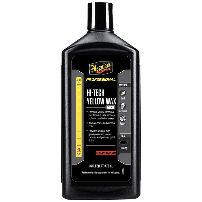 Meguiars M2616 Meguiar's Hi-Tech Yellow Wax 16oz