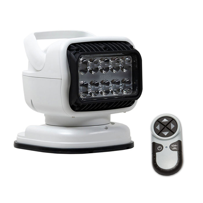 Golight 79018GT GT Series LED Hybrid Portable Light w/Magnetic Shoe Mount Handheld Wireless Remote - 12V - White