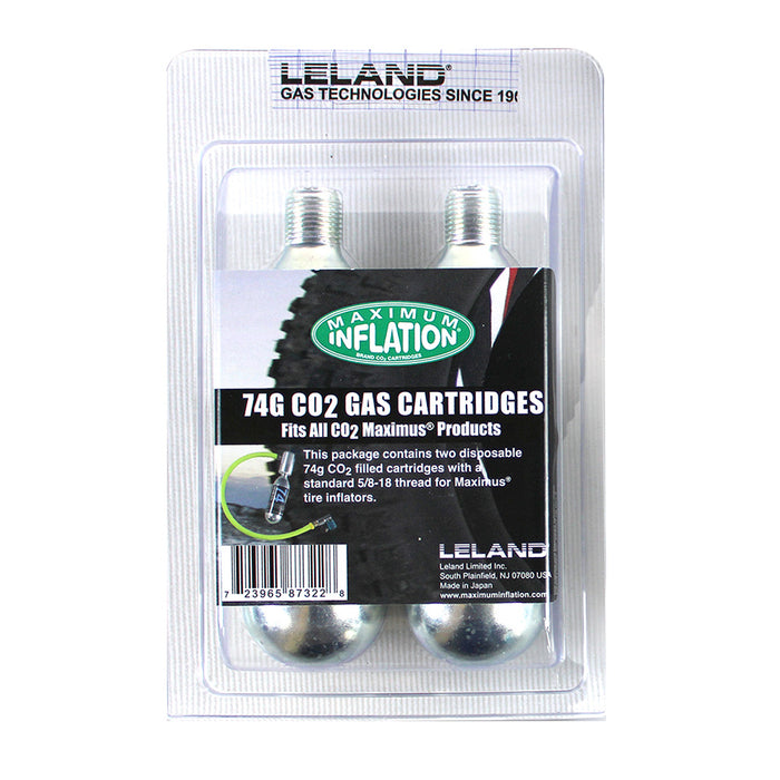 Leland Maximum Inflation 87322 Leland Maximum Inflations Maximus Instant Tire, Refill Cartridges *2-Pack