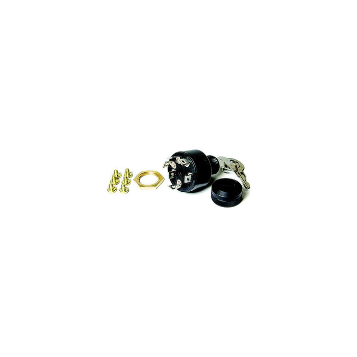 Sierra MP39730 Magneto 4 Position 5/8" Polyester 7 Screw Terminal 12V 15 Amp, Ignition Starter Switch