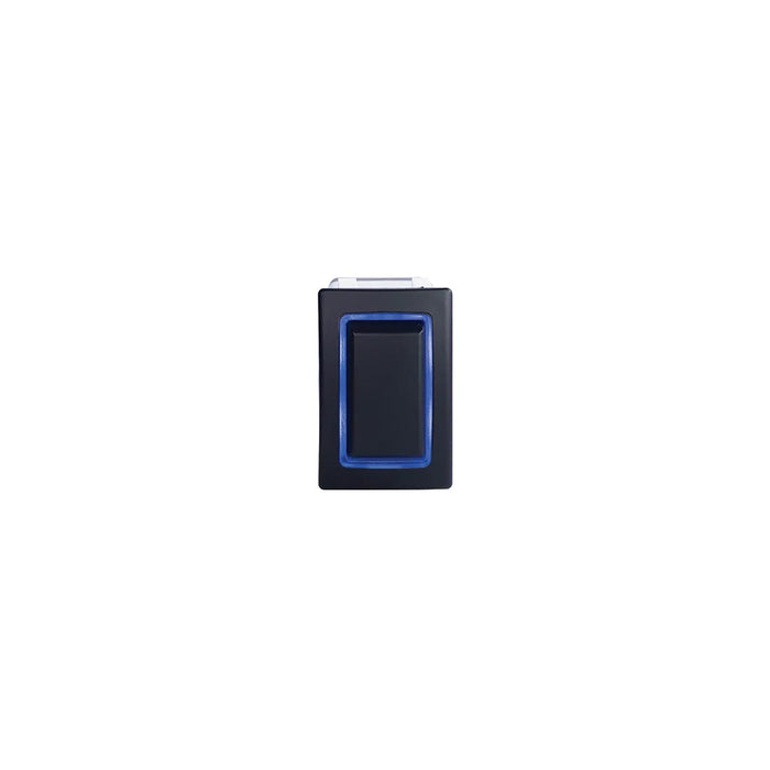 Sierra RK40610B Rocker Switch w/Halo LED Light, ON OFF, SPST, Blue