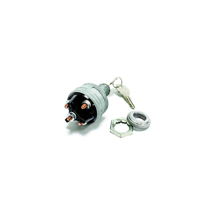 Sierra UN12140 Conventional 4 Position 5/8" Zinc 4 Stud Terminal 12V 15 Amp, Ignition Starter Switch