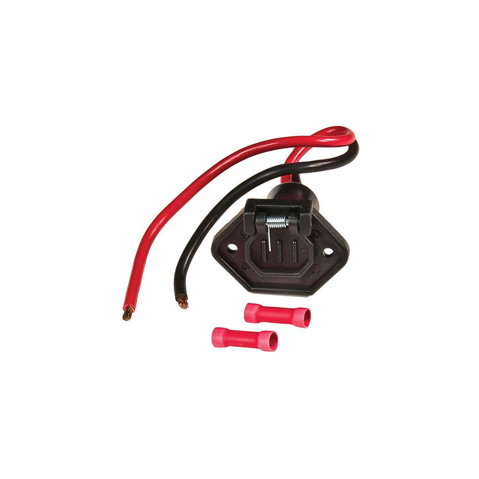 Sierra WH10520-1 Male Boat SideTrolling Motor Plug 8Ga 12V 2 Wire