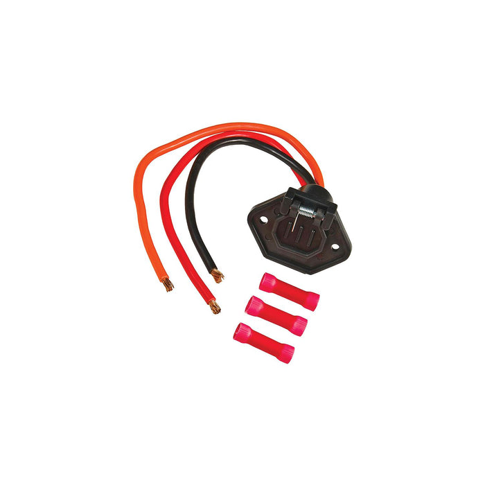 Sierra WH10540-1 Male Boat SideTrolling Motor Plug 8Ga 24V 3 Wire