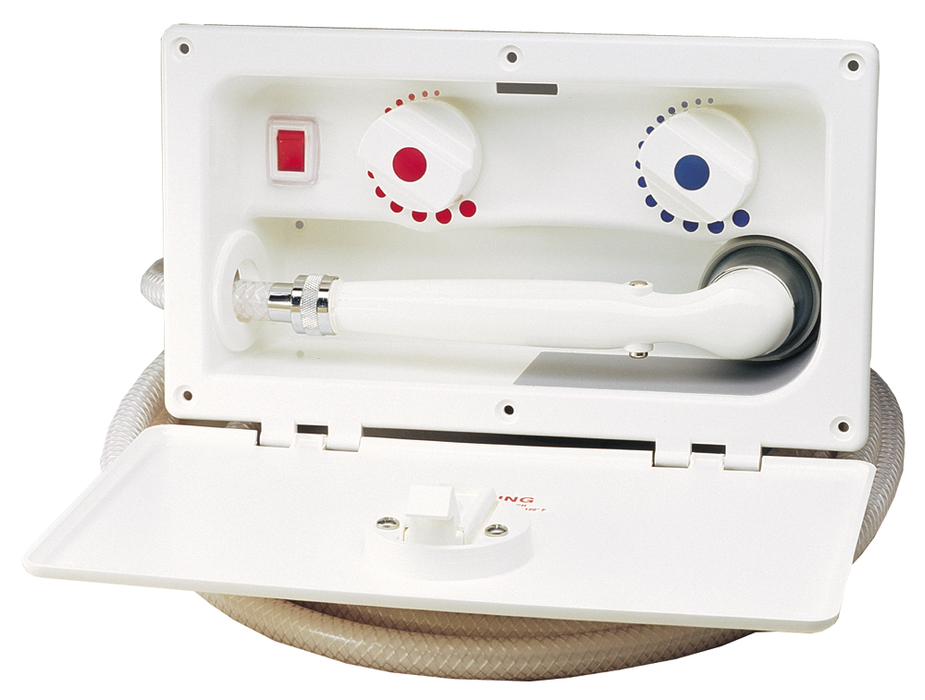 Heater Craft 303SB 300-S Series Tuck Away Transom Showers, Shower Unit Only No Pump Switch