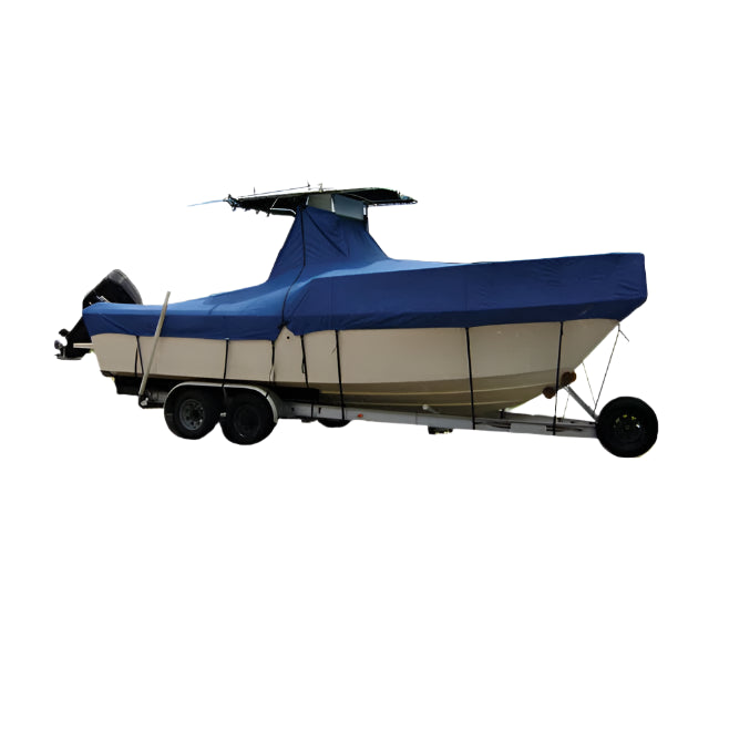 Taylor Made Semi-Custom T-Top Boat Covers for Center Console Boats Without Rails