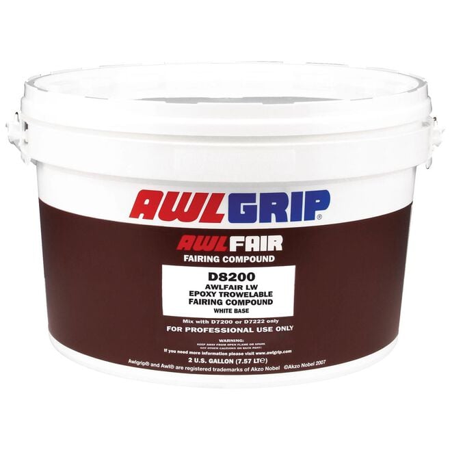Awlgrip OD8200/2GLUS Awlfair LW Trowelable Fairing Compound Base, White 2-Gal.