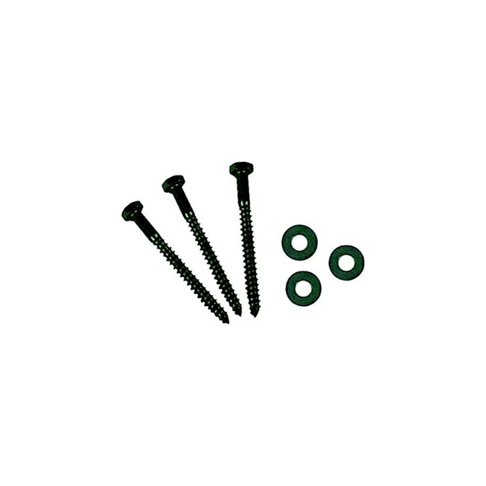 AP Products 012-LW25 3/8 X 6 Hex Lag Screw w/Washers, 25 Pack
