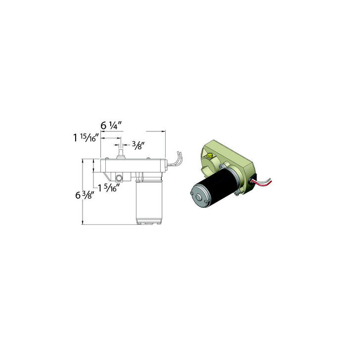AP Products 014-132682 18:1 Venture Actuator Motor