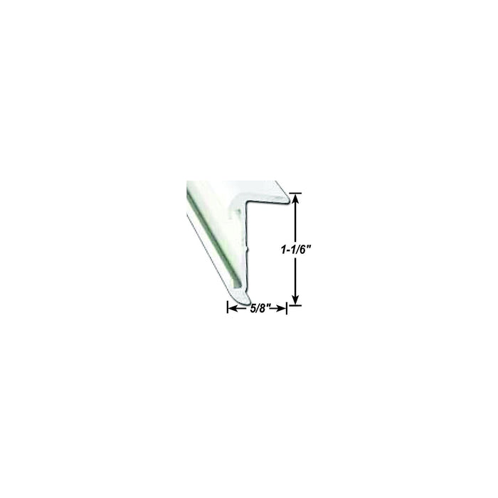 AP Products 021-57402-16 Insert Roof Edge, 16' Black