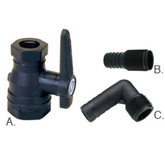Forespar 905103 MF850 Marelon PTFE Ball Valve