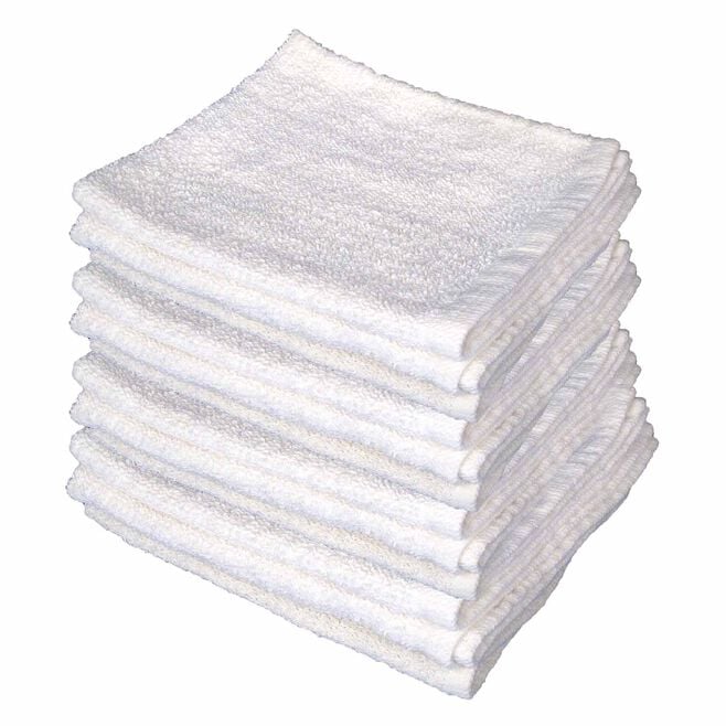Buffalo Rags 60249 Terry Towel Rags 14" x 17" Fully Hemmed