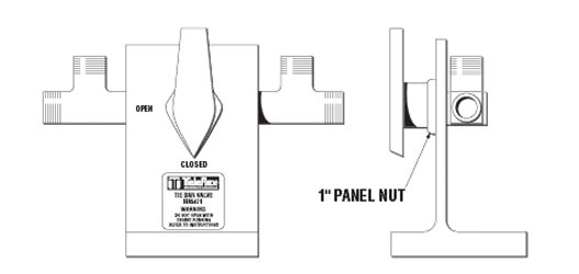 Dometic HA5471-2 Liquid Tie Bar Alignment Valve, Assists w/ Air Removal & Re-Alignment of Engine