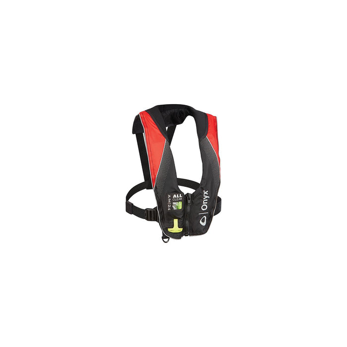 Kent 132200-100-004-20 Onyx A/M-24 All-Clear Auto/Manual Inflatable Life Jacket, Red