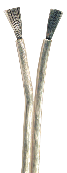 Ancor 142425 Tinned Copper Super Flex Audio Cable, Clear