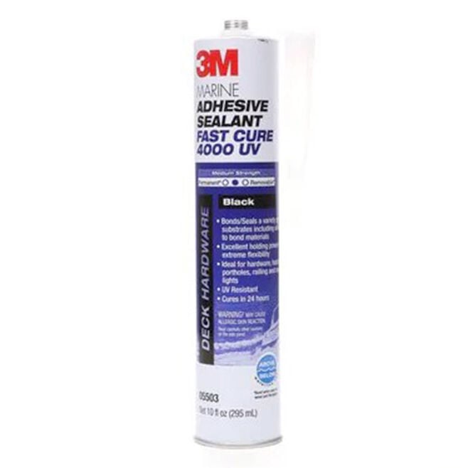 3M 14316 4000UV Fast Cure Sealant, Black, 10 oz. Cartridge