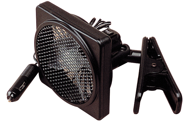 Sea Dog 450110-1 SeaDog ABS Housing Clamp On 12V Mount Fan, 5-5/16" x 4-1/4" x 4-5/8"