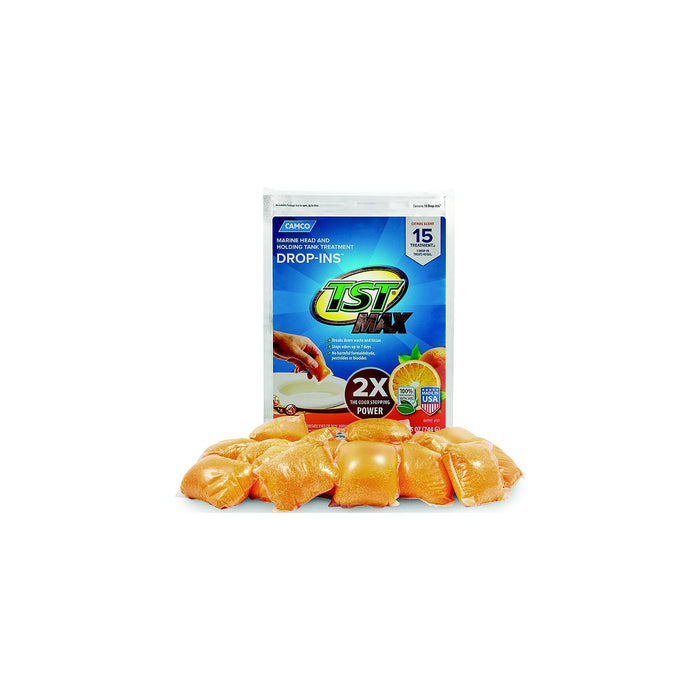 Camco 41355 TST Drop-Ins, 15 pack, Citrus