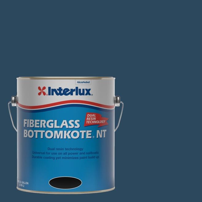 International Paint YBB369/3 Fiberglass Bottomkote NT Bottom Paint, Blue 3-Gal. Pail