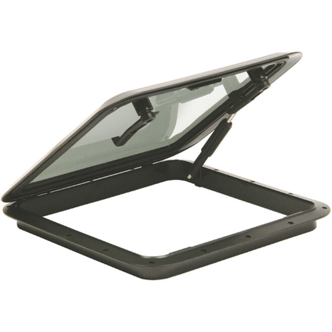 Bomar G927---1111 Hatch Package w/ Trim Ring & Screen, Black w/Smoked Acrylic Lens