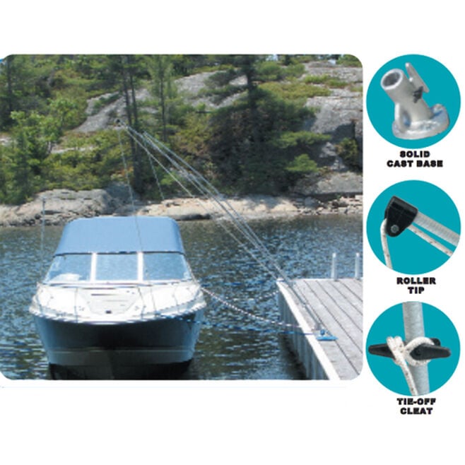 Dock Edge DE3800F Dock-Side Premium Mooring Whips (2/Box)