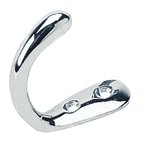 Sea Dog 671500-1 Sea-Dog Single Coat Hook Small, Chromme/Brass, pr.