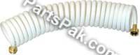 TH Marine WDHBR-15W-B-DP T-H Marine Coiled Washed Down Hose w/ Straight Nozzle