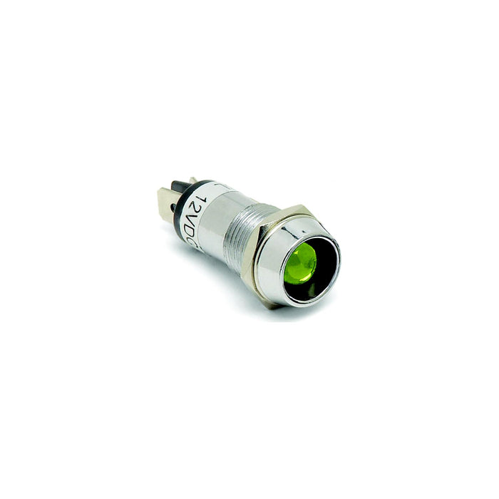 Cole Hersee PL-612-G-BP PL6GBP 12V Pilot Light, Green LED