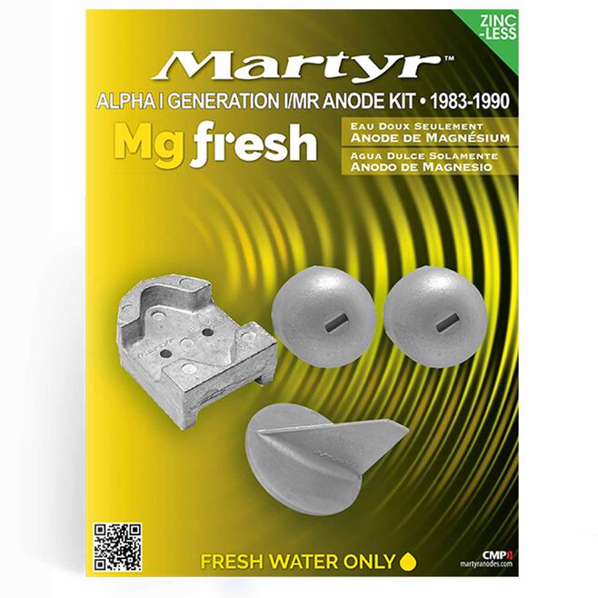 Martyr CMALPHAGEN1KITM Mercruiser I Gen I Anode Kit, Magnesium