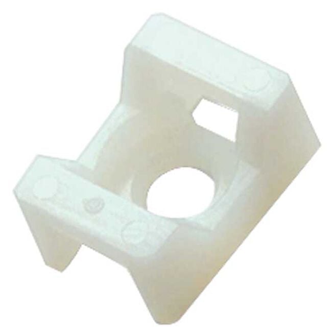 Ancor 199231 Cable Tie Screw Mounts, Natural, 25/pk