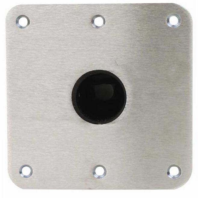 Attwood SP-69773 Snap-Lock 1.77" Seat Base Stainless Steel 7" x 7"