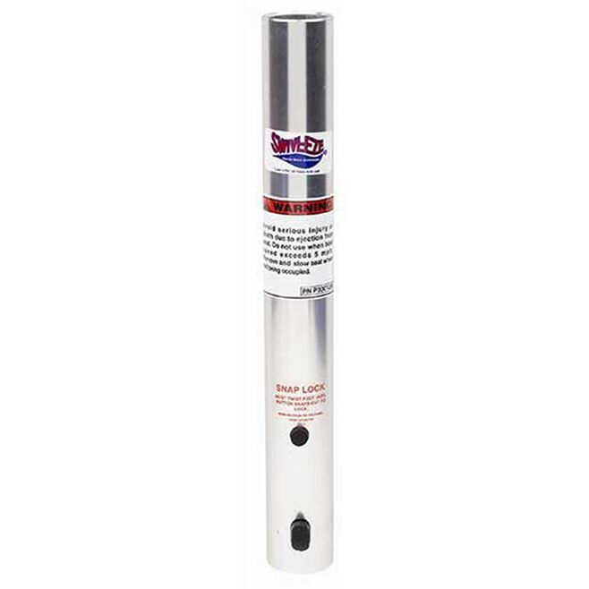 Attwood SP-29130 Snap-Lock 1.77" Fixed Height Post Anodized Aluminum 13"