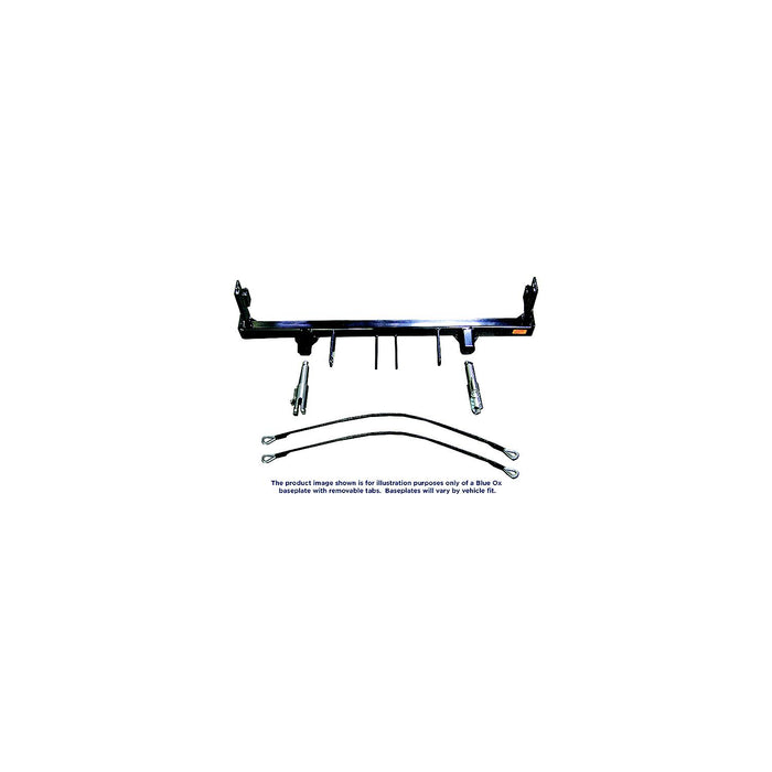 Blue Ox BX1118 Standard Tab RV Tow Baseplates for 2002-2004 Jeep Wrangler, (Includes Sport)