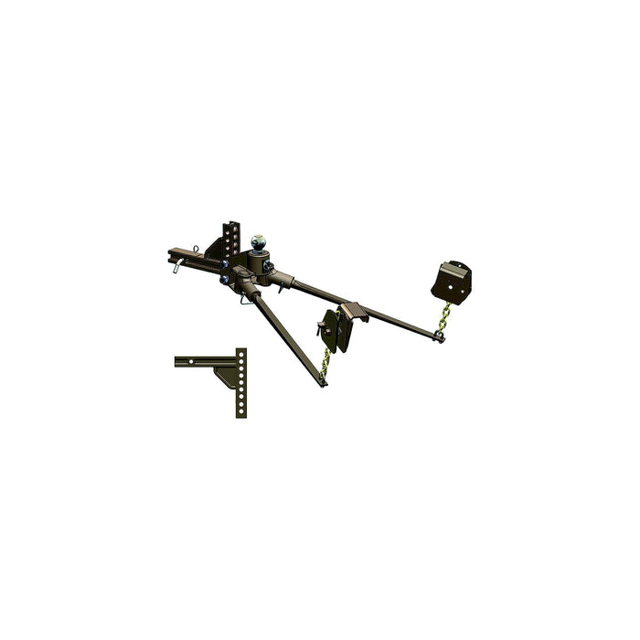 Ox BXW1500S Ox Swaypro™ Weight Distributing Hitch, S Series Shank