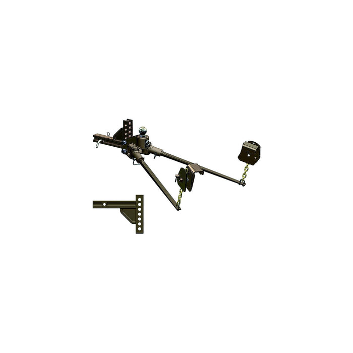 Blue Ox BXW1000 SwayPro Clamp On Latch Standard Shank Weight Distributing RV Hitch